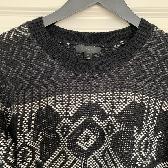 J.Crew Mixed-stitch blanket sweater - Picture 3 of 5